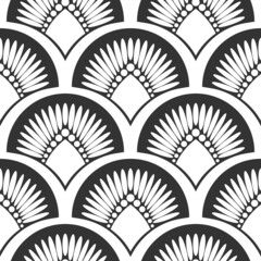 Poster - Abstract seamless pattern in Art Deco style.