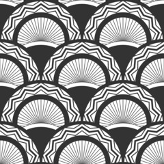 Poster - Abstract seamless pattern in Art Deco style.