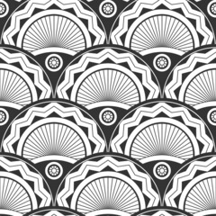 Poster - Abstract seamless pattern in Art Deco style.