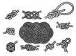 Ten nautical knot designs