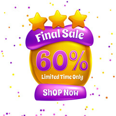 Wall Mural - Final sale special offer banner template