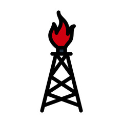 Sticker - Gas Tower Icon