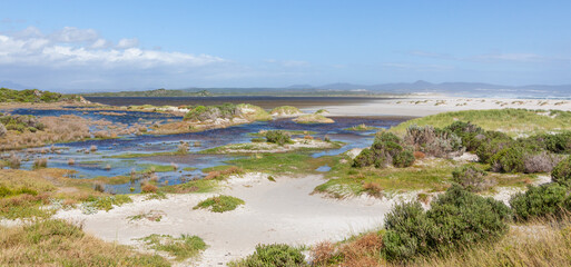 Canvas Print - Hermanus Lagoon in South Africa