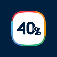 Sticker - 40%