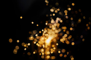 Aufkleber - Color abstract background, Bokeh lights.