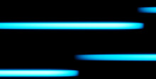 Render With Blue Horizontal Lines On Black Background