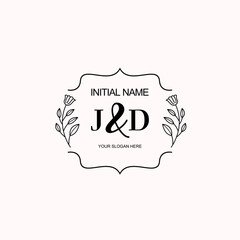 JD Beautiful elegant logos or wedding monograms collection