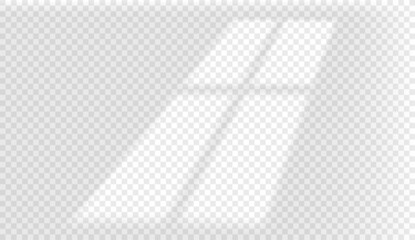 Aufkleber - Sun flare effect. Light of the window shadow overlay