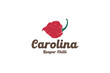 vintage carolina reaper logo, chili logo, spicy logo, logo reference for your business.
