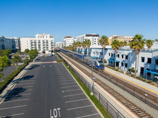 Commuter Rail in Oceanside California 