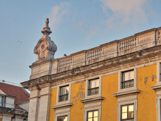 Wall Mural - Portugal, Lisbon, Building around Commerce Square of old town