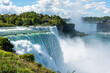 Niagara Falls (American Falls) on the border between USA and Canada.