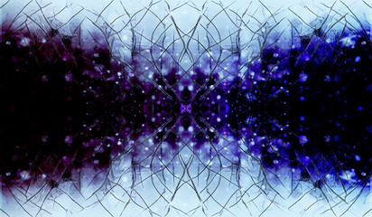 Aufkleber - Winter abstract background and color effect, color background.