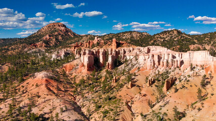 Poster - Bryce Canyon aerial view on a beautiful sunny day, Utah