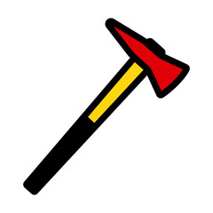 Sticker - Fire Axe Icon