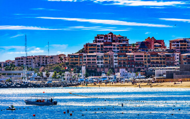 Wall Mural - Colorful beach, Cabo San Lucas, Mexico.