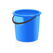 © natalushka - Blue bucket isolated on a white background