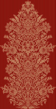 A Beautiful Royal Style, Hand Draw, Red,  Motif Pattern, Texture .use For Textiles ,posters Texture, Decoration Sheet, Royal Style Pattern Or Etc.