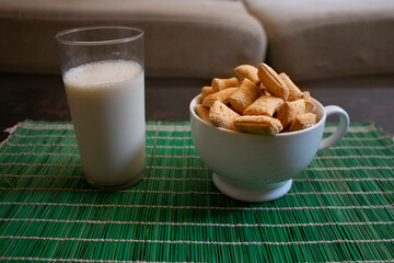 Wall Mural - cereal y leche