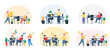 © Dmytro - Startup bright idea development, successful teamwork building business, businesspeople at meeting. Innovation idea and creative modern planning. People working with laptop in office, communicating