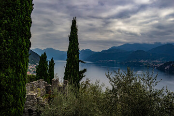 View on Lake Como from Varenna, Lombardia - Italy