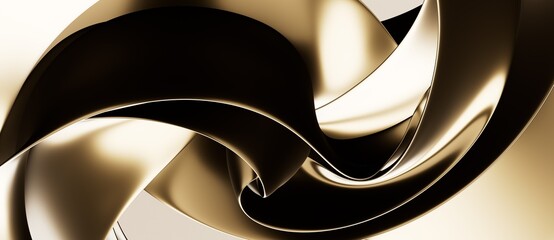Abstract elegant template black and gold line overlapping dimension on dark background luxury