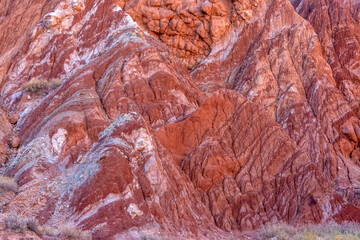 Sticker - USA, Utah. Grand Staircase Escalante National Monument, soft eroded sediments which comprise rock formation called The Cockscomb, near Cottonwood Wash.