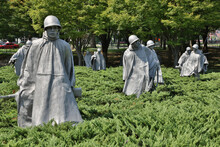USA, District Of Columbia, Washington. Korean War Memorial