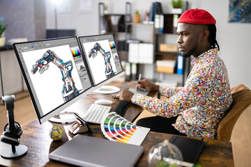 Poster - African Graphic Web Designer
