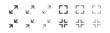 Full screen icon. Page size line symbol. Fullscreen button sign. Maximize in vector flat