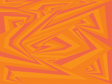 Abstract Background With Orange Irregular Gradient Lines Pattern
