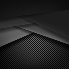 Wall Mural - Geometric pattern with modern dark background
