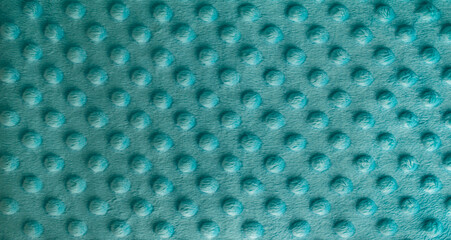 Wall Mural - celadon fabric in dots macro photo