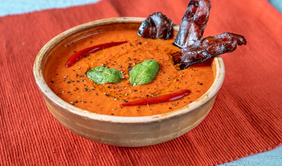 Sticker - Creamy grilled red pepper soup