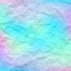 Wall Mural - Texture of colorful crumpled paper for background