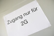 © Christian Schwier - Symbolbild Corona-Virus, Zugang nur mit 2G