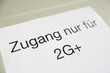 © Christian Schwier - Symbolbild Corona-Virus, Zugang nur mit 2G+