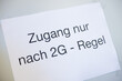 © Christian Schwier - Symbolbild Corona-Virus, Zugang nur mit 2G