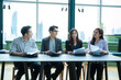 © visoot - Business planning,The business partners group is meeting in the office room.