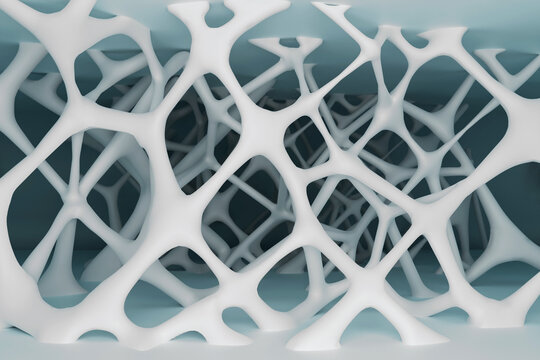 Abstract organic structure - 3d background render