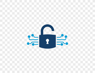 Poster - Cyber Security Icon. Vector illustration. Flat design.