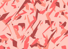 Abstract Background With Red And Pink Broken Glass Pattern