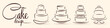 © microstock77 - Cake design icon set, vector illustration