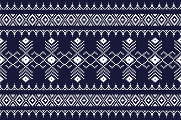 seamless knitted pattern