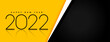 © starlineart - 2022 simple reflective new year banner design