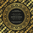 © Zein Republic Studio - Luxury vintage golden vector invitation card template