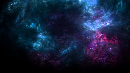 Wall Mural - science fiction wallpaper. Beauty of deep space. Colorful graphics for background, like water waves, clouds, night sky, universe, galaxy, Planets