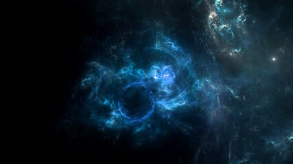 Wall Mural - science fiction wallpaper. beauty of deep space. colorful graphics for background, like water waves,