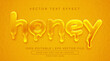 © Aze - Honey text, liquid 3d editable text effect style