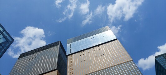 office building with sky